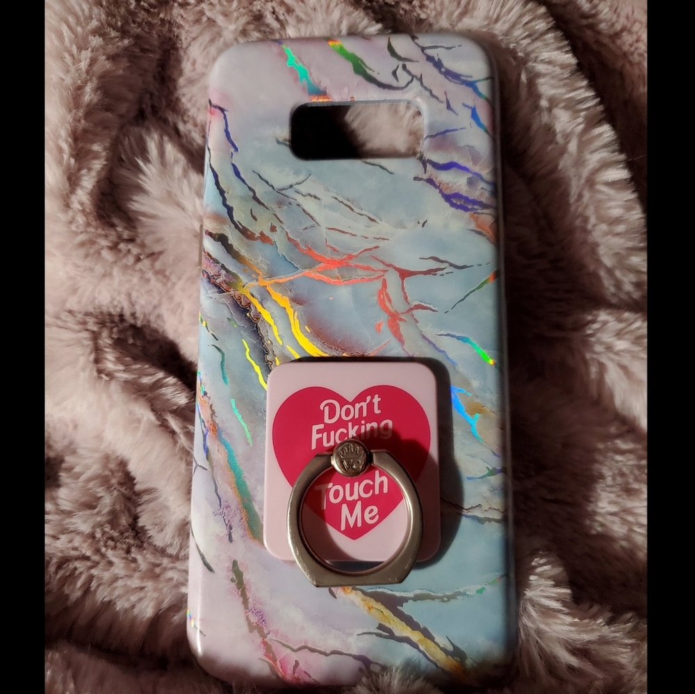 Velvet Caviar Phone case & finger ring grip Samsung Galaxy 8